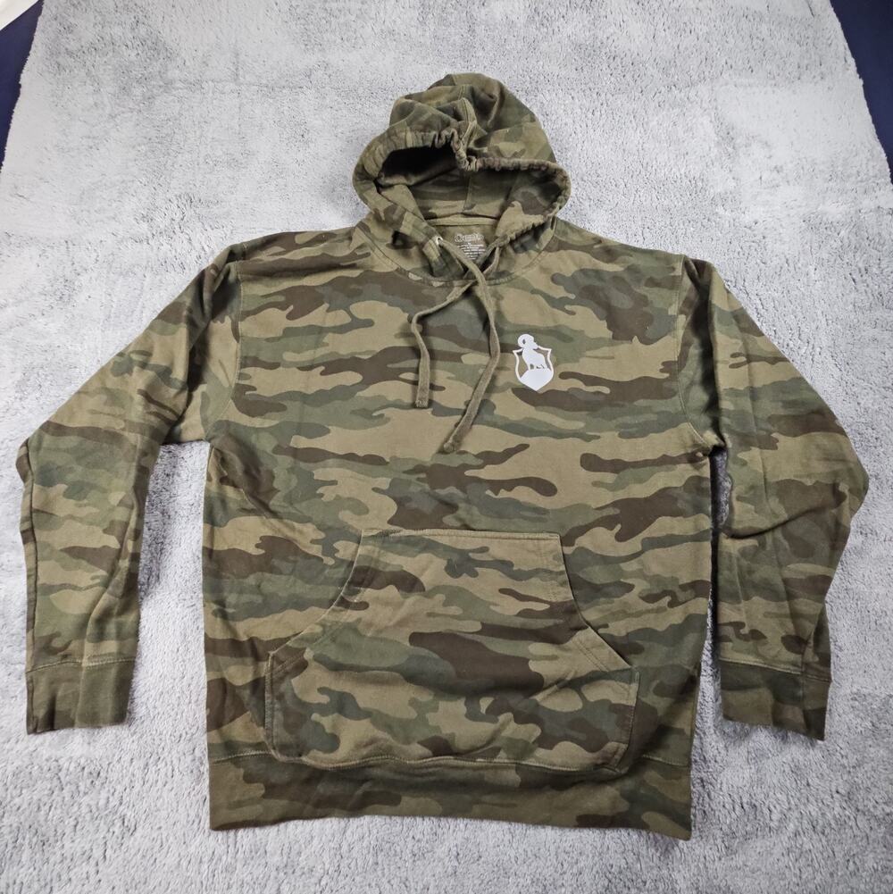 Mens Large Camo Long sleeve Hoodie with Pockets